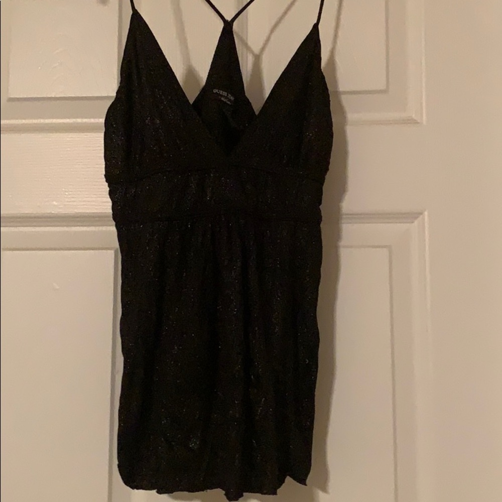 Black halter top